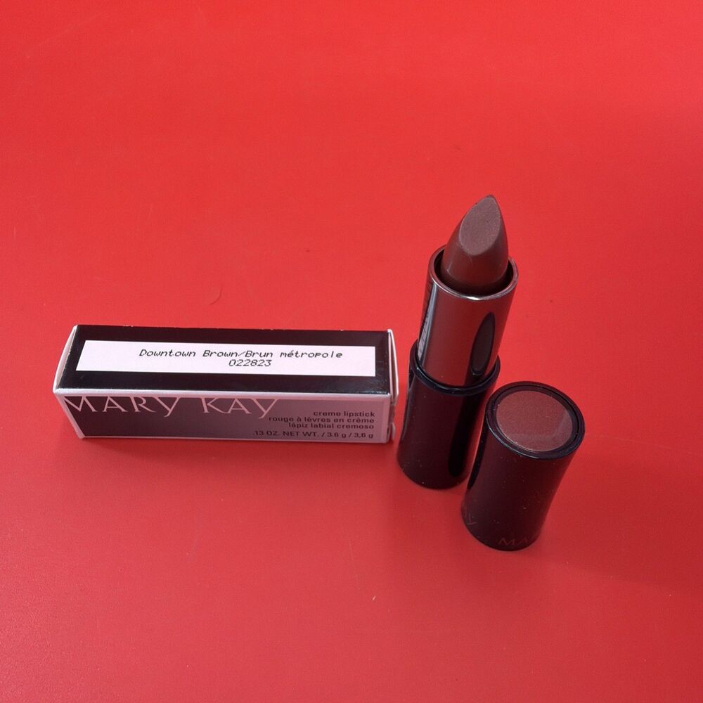 Mary Kay Creme Lipstick Downtown Brown 022823 0.13oz New Box Discontinued